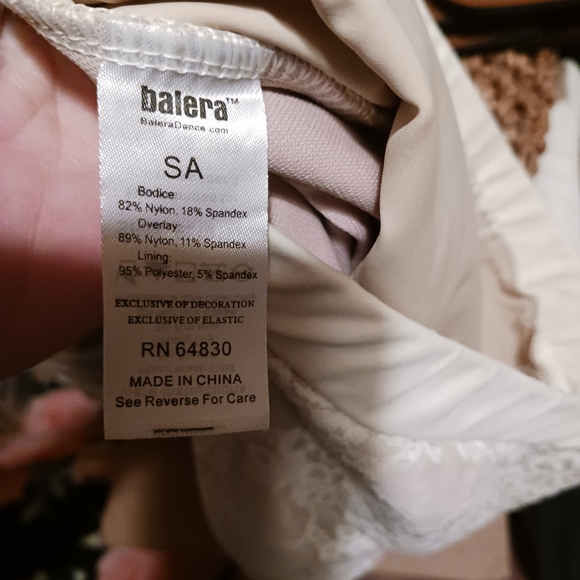 Balera Cream Lace Bodice Top - Picture 2 of 2